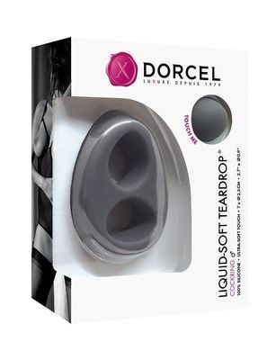 Ерекційне кільце Dorcel Liquid-Soft Teardrop для члена і мошонки, soft-touch силікон &mdash; фото товару