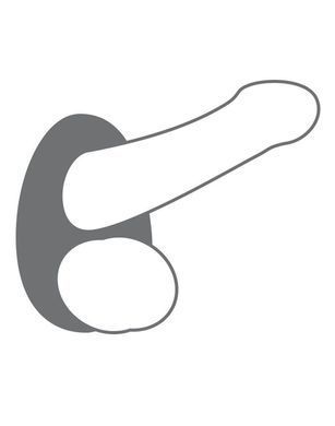 Ерекційне кільце Dorcel Liquid-Soft Teardrop для члена і мошонки, soft-touch силікон &mdash; фото товару
