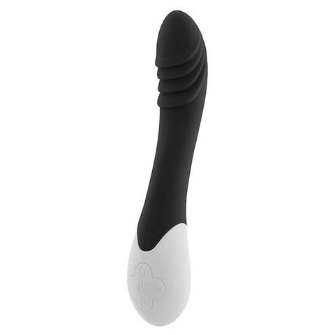 Вібратор S Pleasures Premium Phoenix, для точки G, чорний, водостійкий, 16 видів вібрації, нагрів &mdash; фото товару