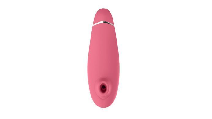 Вакуумний кліторальний стимулятор Womanizer Premium 2 - Raspberry, функції Autopilot та Smart Silence &mdash; фото товару