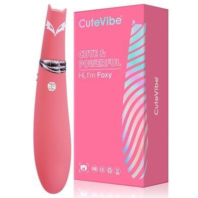 Вакуумный стимулятор с вибрацией CuteVibe Foxy Sakura SO7034 фото