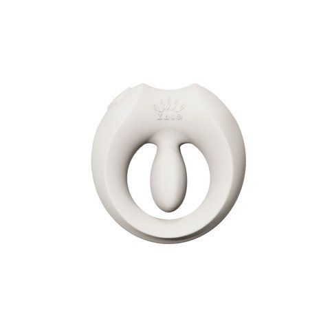 Ерекційне смарт-віброкільце Zalo Apis Ivory White, до 4 годин роботи, зарядний кейс &mdash; фото товару