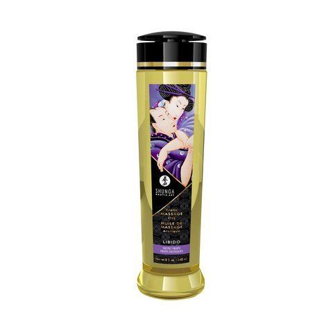 Масажна олія Shunga Libido &ndash; Exotic Fruit (240 мл) натуральна зволожувальна SO3933 фото