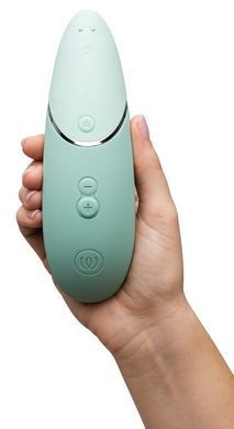 Вакуумний кліторальний стимулятор Womanizer Next Sage, 3D Pleasure Air, 14 рівнів інтенсивності &mdash; фото товару