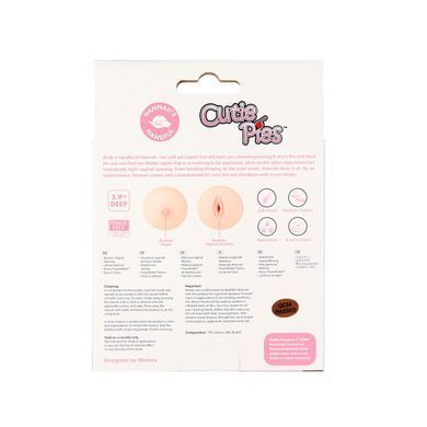 Мастурбатор-грудь Cutie Pies Hannah's Handful - Pussy & Boob, глубина 9,9 см, вибропуля в подарок SO7757 фото