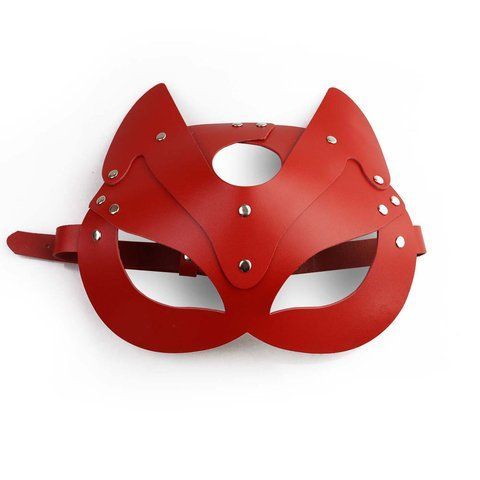 Маска Кішечки Art of Sex - Cat Mask, Червоний &mdash; фото товару