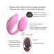 Виброяйцо с вакуумной клиторальной стимуляцией Love To Love Wonderlover PINK PASSION SO9616 фото 2