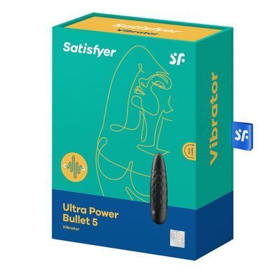 Мінівібратор Satisfyer Ultra Power Bullet 5 Black &mdash; фото товару