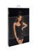Платье Noir Handmade F307 Mirage, 3XL, black, мини, под латекс, открытая спина, декор из стразов SX0284 фото 7