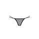 Трусики с завязочками по бокам Passion Exclusive ZITA THONG XXL/XXXL, black PS24403 фото 5