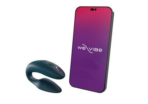 Смарт-вібратор для пар We-Vibe Sync 2 Green Velvet, 10 віброрежимів, пульт ДК &mdash; фото товару