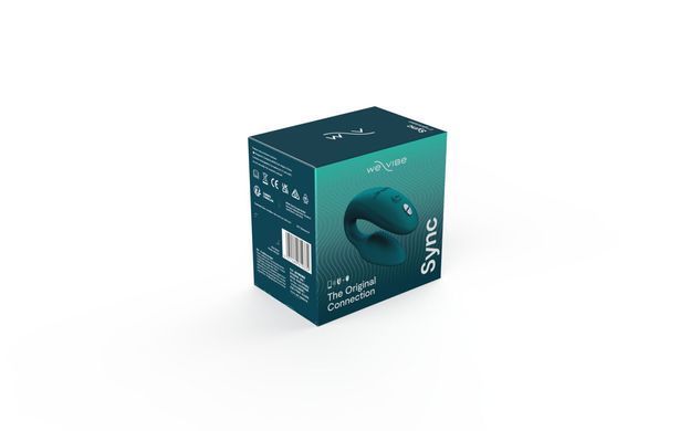 Смарт-вібратор для пар We-Vibe Sync 2 Green Velvet, 10 віброрежимів, пульт ДК &mdash; фото товару