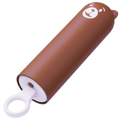 Вибратор CuteVibe Teddy Brown (Pink Dildo), реалистичный вибратор под видом мороженого SO6559 фото