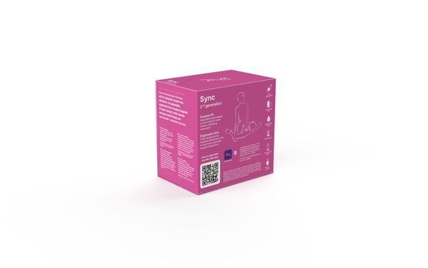 Смарт-вибратор для пар We-Vibe Sync 2 Rose, 10 виброрежимов, пульт ДУ SO8761 фото