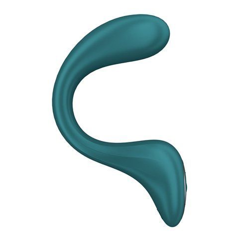 Вагінально-кліторальний вібратор Satisfyer G for Goddess 2 Bottle Green, 2 мотори &mdash; фото товару