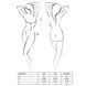 Комплект белья Passion Exclusive BRIDA SET OpenBra 2XL/3XL, black, трусики-танга, пояс, открытый лиф PS22724 фото 4