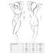 Корсет з пажами Passion KATRISS CORSET XXL/XXXL, black, трусики, шнурівка EL12103 фото 5