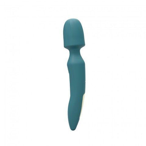 Вибромассажер с двумя насадками Love To Love R-EVOLUTION TEAL ME, гибкая головка SO3823 фото