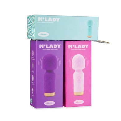 Вибромассажер M&rsquo;Lady Mini Vibrating Wand Teal SX3146 фото