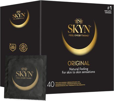 Безлатексні преміум-презервативи SKYN Original 40 шт &mdash; фото товару