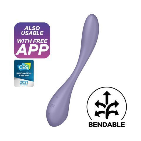 Універсальний смарт-вібратор Satisfyer G-Spot Flex 5+ Lilac &mdash; фото товару