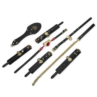Розкішний набір для BDSM Zalo Bondage Play Kit, 10 аксесуарів у кейсі, шкіра, кристал Swarovski &mdash; фото товару